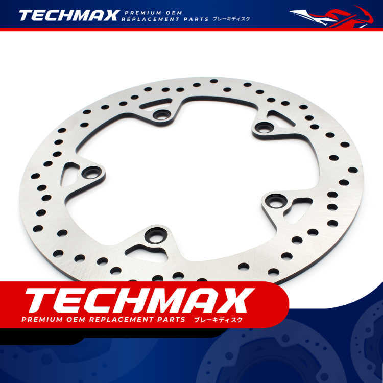 Techmax Brake Disc for BMW R1200GS R1200R R1200RT R1200RS Rear Brake Disc Rear Disc Brake