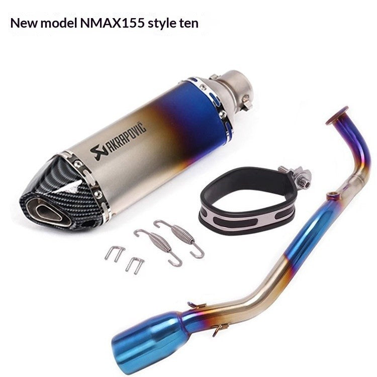 Yamaha NMAX155 V1 V2 V3 Front Header Full System Motorcycle Scooter Exhaust V1 Nmax V2 V3 Akrapovic