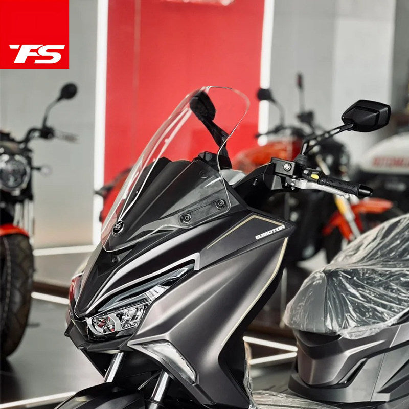TFS Qjmotor Fort 250 Motorcycle Windshield Upgrade Transparent Fort250 Windscreen Fort 250 Deflector