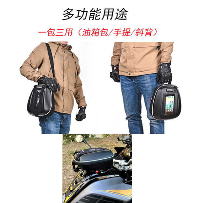 CUCYMA Motorcycle Quick-release Fuel Tank Bag for Honda CL300/CL500/CL250 Touring Storage Bag