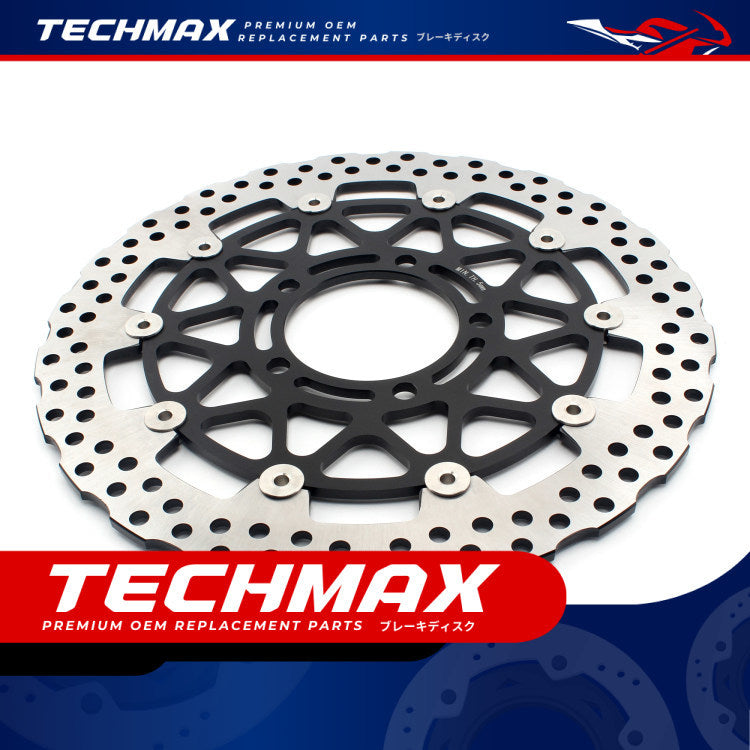 Techmax Brake Disc for Kawasaki ZX-10R 08-15 Years  Brake Disc Front Brake Disc ZX10R