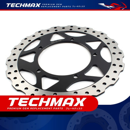 Techmax Brake Disc for Kawasaki Z250sl 14-18 Years Front Rear Brake Disc Brake