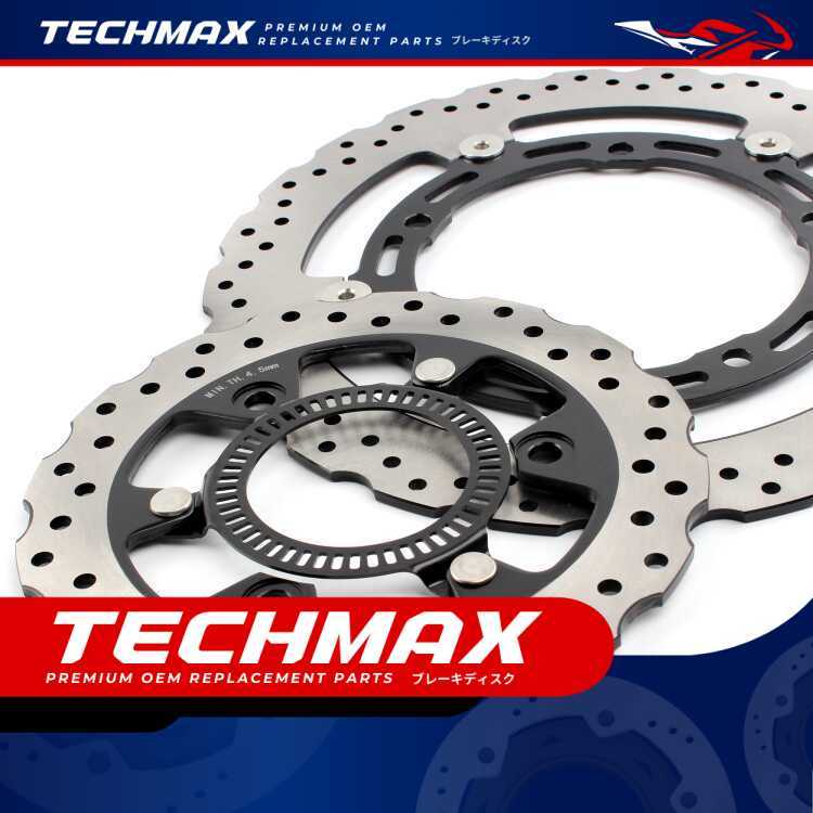 Techmax Brake Disc for Kawasaki Z500 24-25 Years Front and Rear Brake Disc Front and Rear Disc Brake