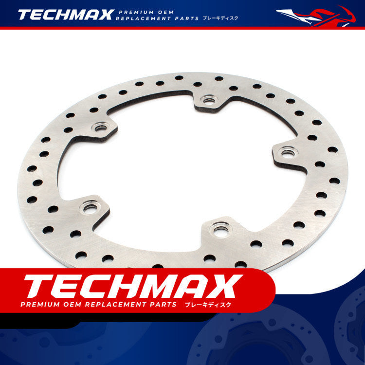 Techmax Brake Disc for BMW C650GT C650sport 12-21 Years Front and Rear Brake Disc