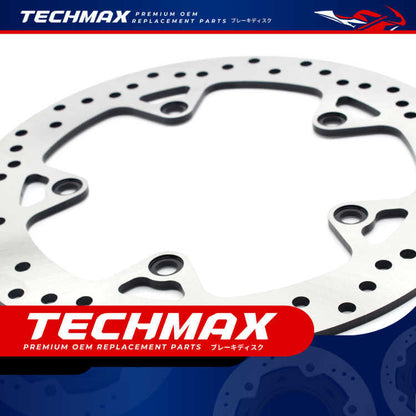 Techmax Brake Disc for BMW R1200GS R1200R R1200RT R1200RS Rear Brake Disc Rear Disc Brake