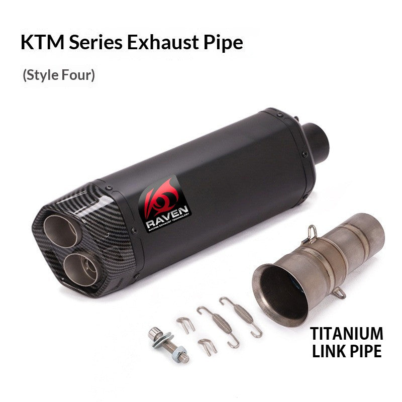 RAVEN KTM1050 1090 1190 1290ADV Exhaust Full System KTM Titanium Link Pipe KTM Motorcycle Exhaust