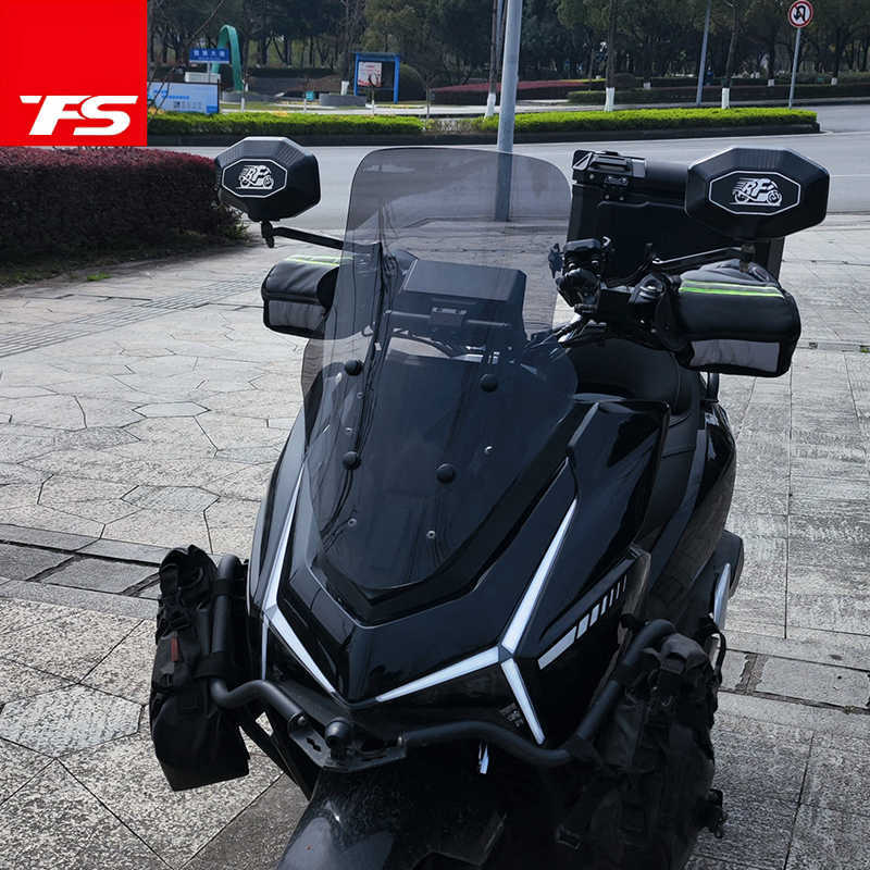 TFS Wmoto Island 150 Front Windshield Modification Heightening Transparent Windshield Protection