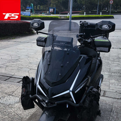 TFS Wmoto Island 150 Front Windshield Modification Heightening Transparent Windshield Protection