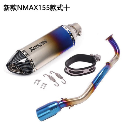Yamaha NMAX155 V1 V2 V3 Front Header Full System Motorcycle Scooter Exhaust V1 Nmax V2 V3 Akrapovic