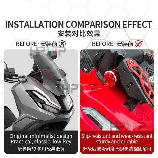 Honda ADV160 ADV150 Windshield Cover Aluminum Alloy Modification Guard Motorcycle Accessories