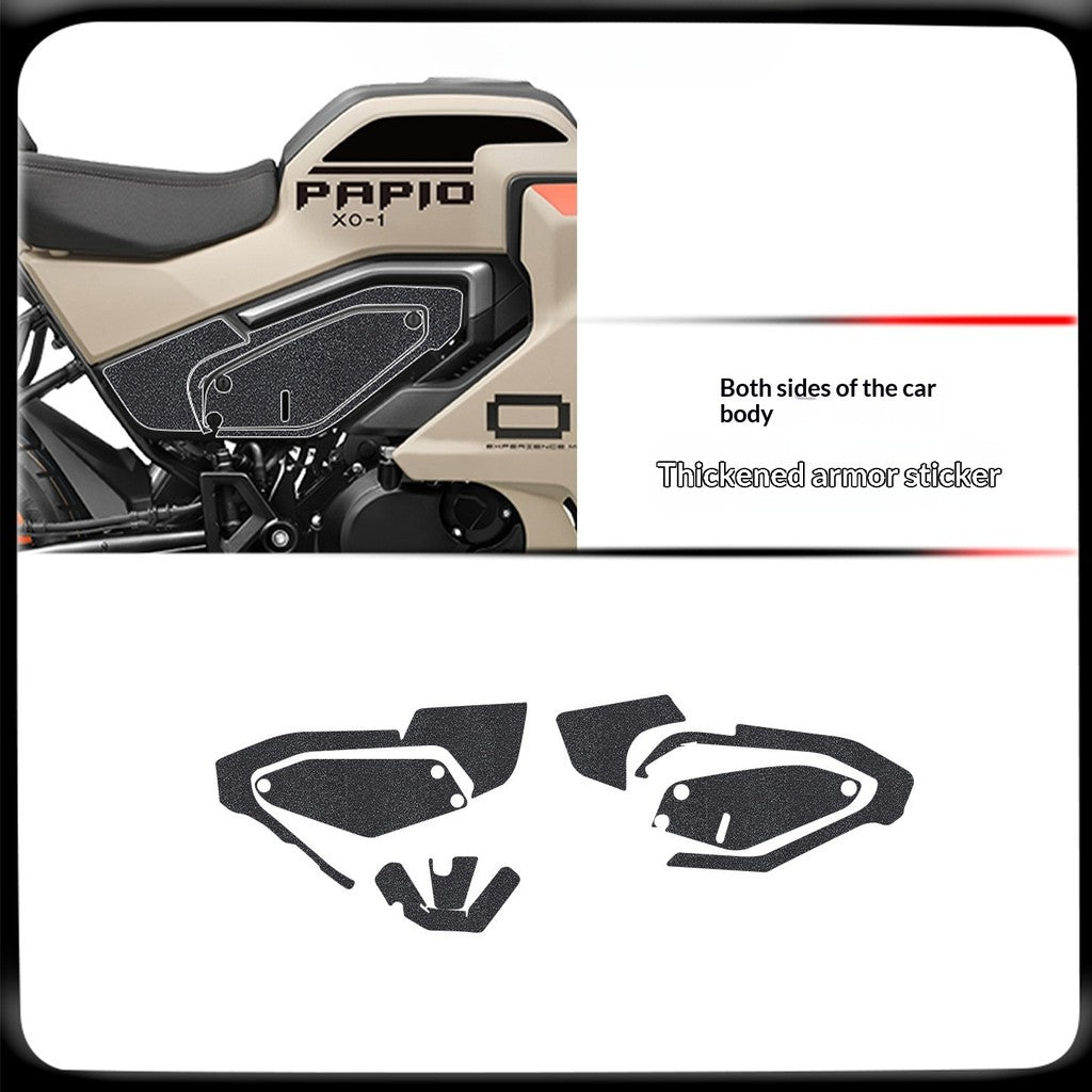 CFMoto XO Papio Racer 2026 Racing Armor Decal Protective Film Sticker Kit for Motorcycle XO 2025