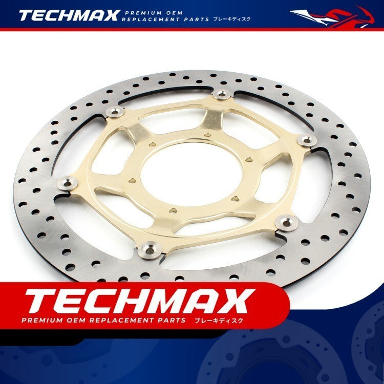 Techmax Brake Disc for Honda CBR1000RR 08-16 Years Brake Disc Front Brake Disc