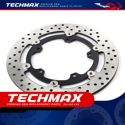 Techmax Brake Disc for Yamaha MT25 2015-2025 Years Front and Rear Brake Disc Front and Rear Disc Brake