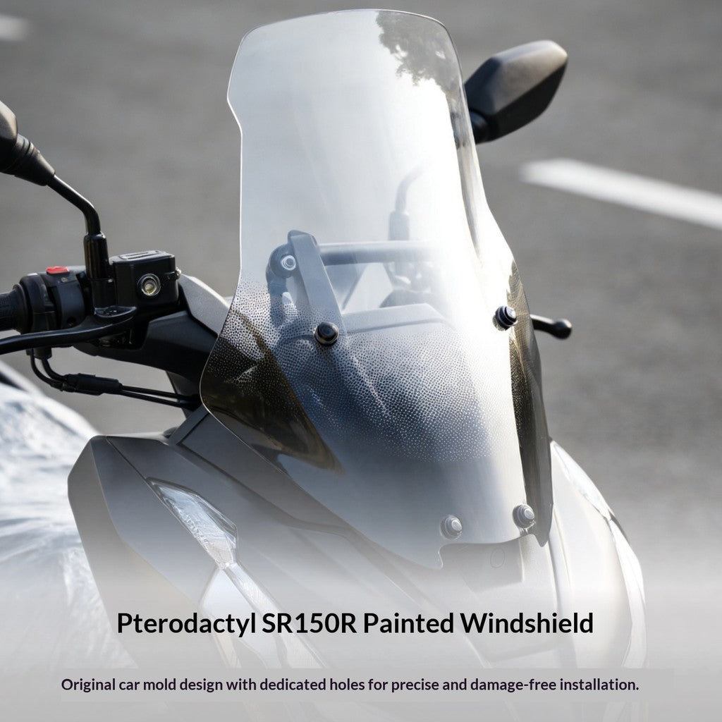 TFS Windshield VOGE SR150R Half Tone Front Windccreen Upgrade Deflector SR150R