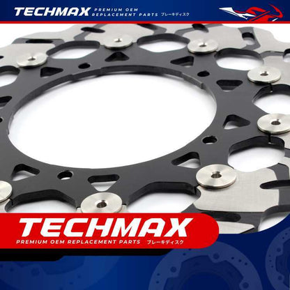 Techmax Brake Disc for Yamaha FZ8N FZ8 Fazer 2010-2016 Front Brake Disc Front Brake Disc