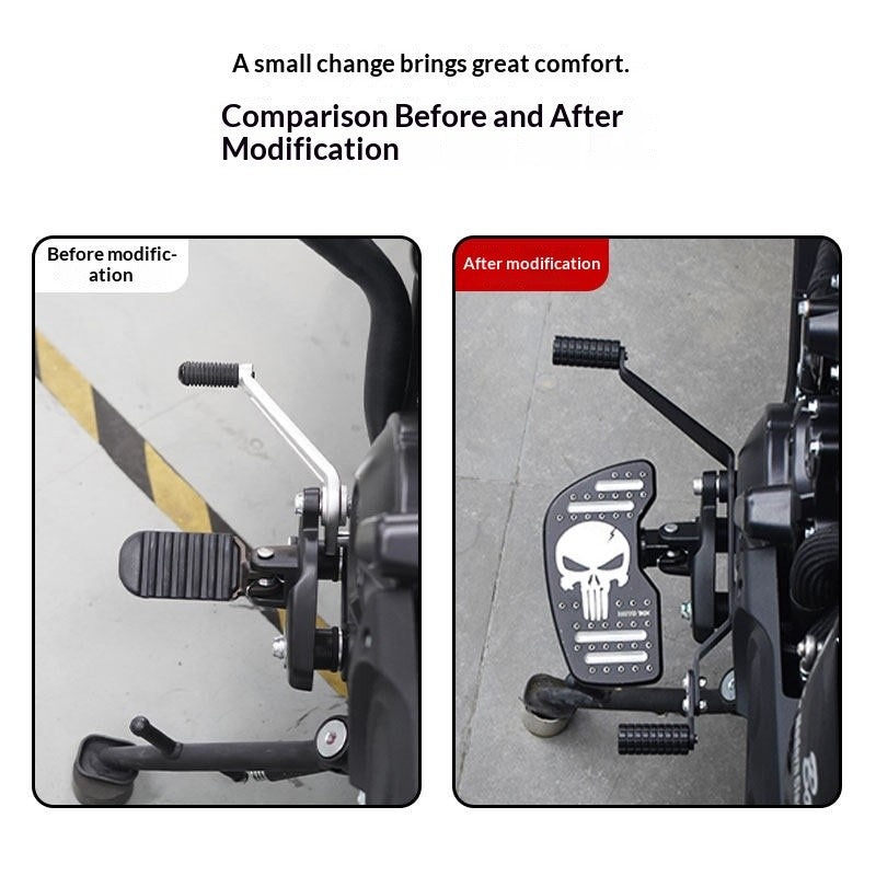 Cyclone RA600 Modified Gear Shift Lever Front Rear Pedal Extension Non-slip Foot Plate Parts