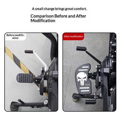 Cyclone RA600 Modified Gear Shift Lever Front Rear Pedal Extension Non-slip Foot Plate Parts