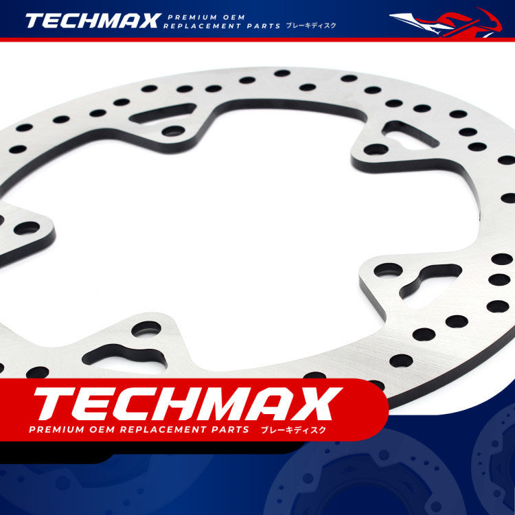Techmax Brake Disc for BMW R1200GS R1200R R1200RT R1200RS Rear Brake Disc Rear Disc Brake
