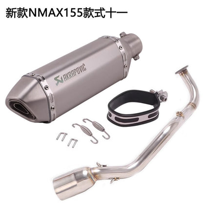Yamaha NMAX155 V1 V2 V3 Front Header Full System Motorcycle Scooter Exhaust V1 Nmax V2 V3 Akrapovic