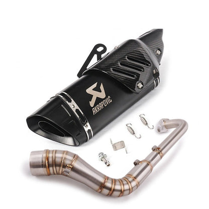 Yamaha NMAX155 V1 V2 V3 Front Header Full System Motorcycle Scooter Exhaust V1 Nmax V2 V3 Akrapovic
