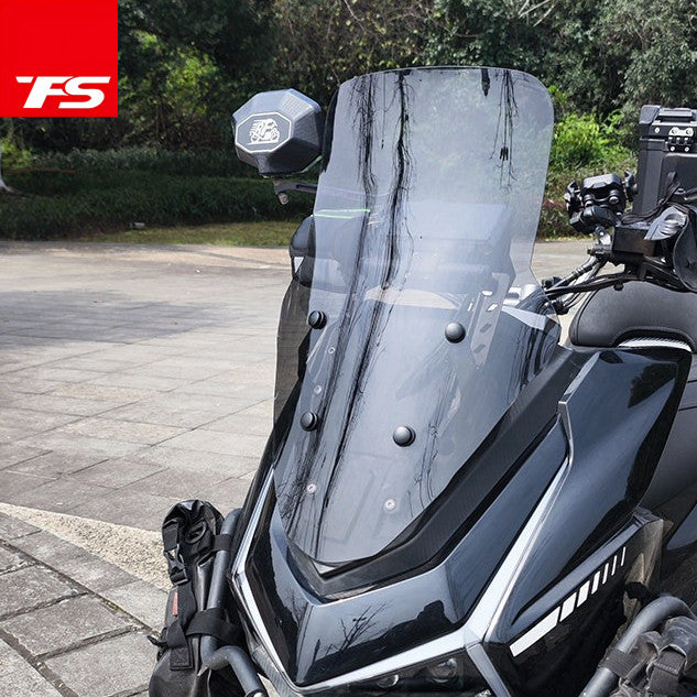 TFS Wmoto Island 150 Front Windshield Modification Heightening Transparent Windshield Protection