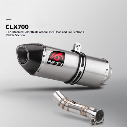 RAVEN CFMOTO CLX700 Stainless Steel Mid-section Exhaust Pipe Modification Motorcycle Exhaust