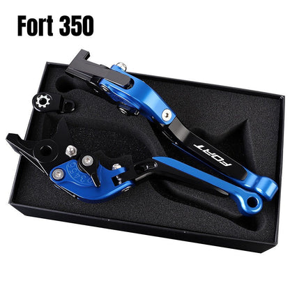 QJMOTOR FORT350 Modified Brake Lever with Parking Brake Fort 350 Handle Brake LEver Fortress 350