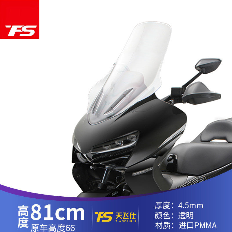 TFS ZONTES 368K Modified and Heightened Windshield 368K Windshield 368K Accessories Front Windshield