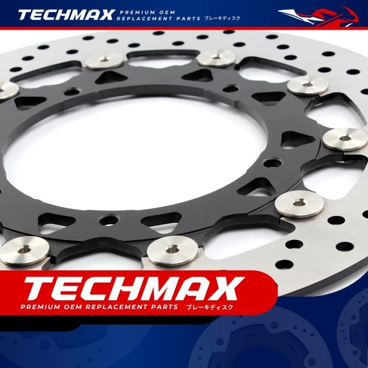 Techmax Brake Disc for Yamaha R6 05-16 Front Brake Disc Front Brake Disc
