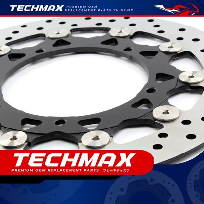 Techmax Brake Disc for Yamaha R6 05-16 Front Brake Disc Front Brake Disc