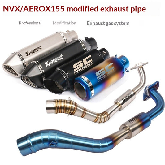 Yamaha Motorcycle NVX155 V1 Akrapovic AEROX155 Modified Full SC Project Exhaust Pipe Muffler NVX155
