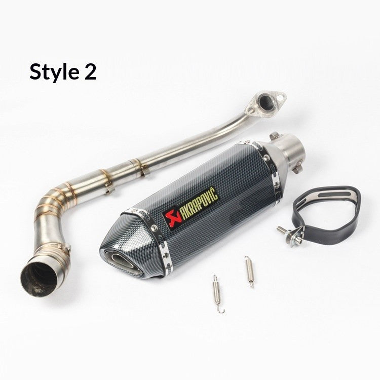 Yamaha NMAX155 V1 V2 V3 Front Header Full System Motorcycle Scooter Exhaust V1 Nmax V2 V3 Akrapovic