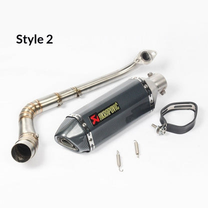 Yamaha NMAX155 V1 V2 V3 Front Header Full System Motorcycle Scooter Exhaust V1 Nmax V2 V3 Akrapovic