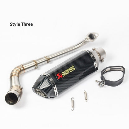 Yamaha NMAX155 V1 V2 V3 Front Header Full System Motorcycle Scooter Exhaust V1 Nmax V2 V3 Akrapovic