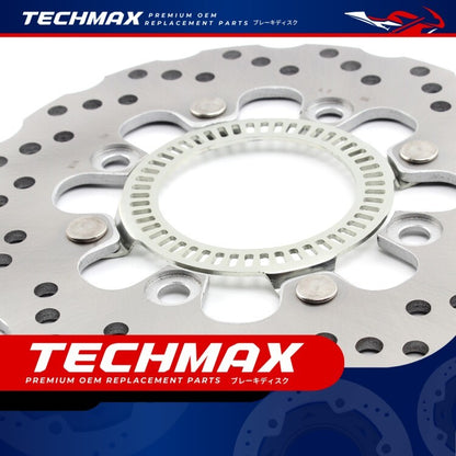 Techmax Brake Disc for Kawasaki Ninja Ninja650 Z650 Rear Brake Disc Rear Disc Brake