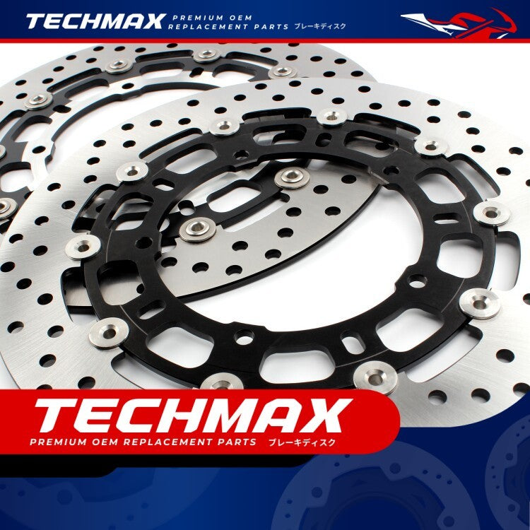 Techmax Brake Disc for Yamaha R6 2005-2016 Years Brake Disc Front Brake Disc