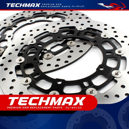 Techmax Brake Disc for Yamaha R6 2005-2016 Years Brake Disc Front Brake Disc