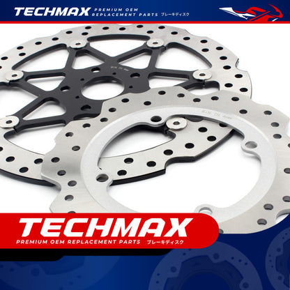 Techmax Brake Disc for Honda CB500X 19-21 Years Front and Rear Brake Disc CB500X