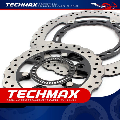 Techmax Brake Disc for Kawasaki Z500 24-25 Years Front and Rear Brake Disc Front and Rear Disc Brake