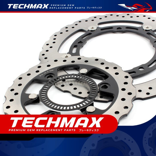 Techmax Brake Disc for Kawasaki Z500 24-25 Years Front and Rear Brake Disc Front and Rear Disc Brake
