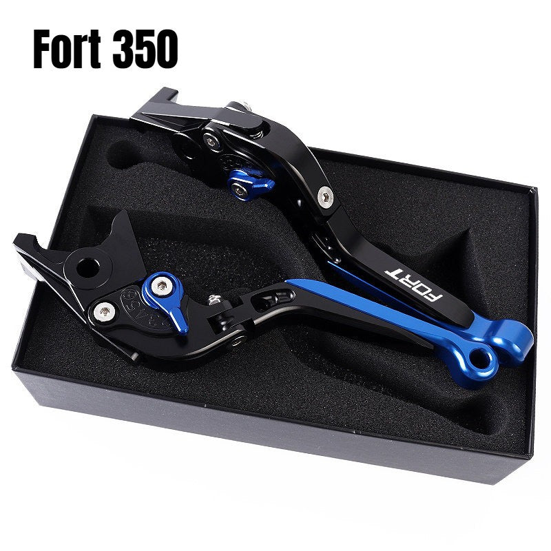 QJMOTOR FORT350 Modified Brake Lever with Parking Brake Fort 350 Handle Brake LEver Fortress 350