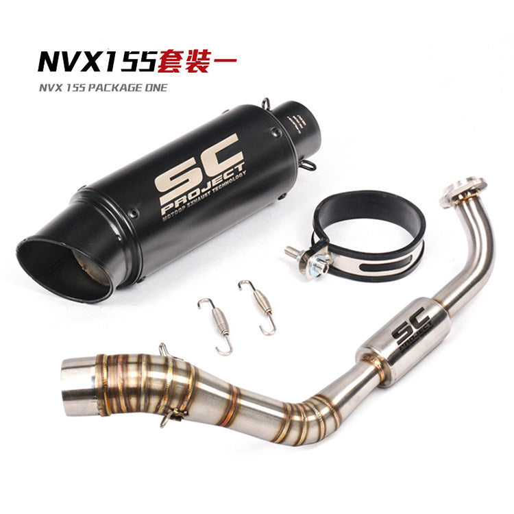 Yamaha Motorcycle NVX155 V1 Akrapovic AEROX155 Modified Full SC Project Exhaust Pipe Muffler NVX155