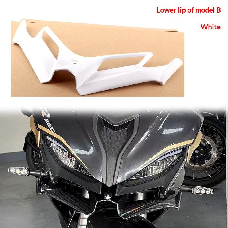 QJMOTOR SRK250R Modified Winglet Side Mirror Winglet Shark Fin Winglet Blade Side Winglet