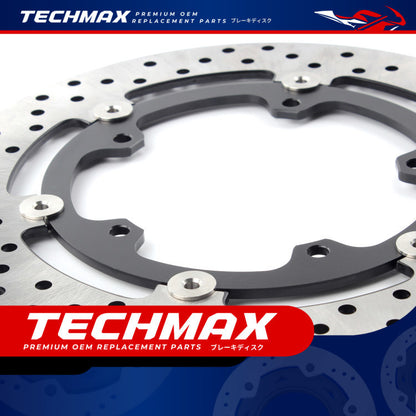 Techmax Brake Disc for Yamaha Mt09 XSR900 Tracer900 9GT Front Brake Disc Front Brake Disc