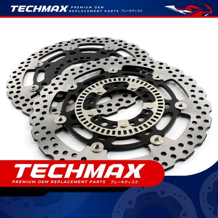 Techmax Brake Disc for Kawasaki Versys 1000 2012-2014 Front Brake Disc Front Brake Disc