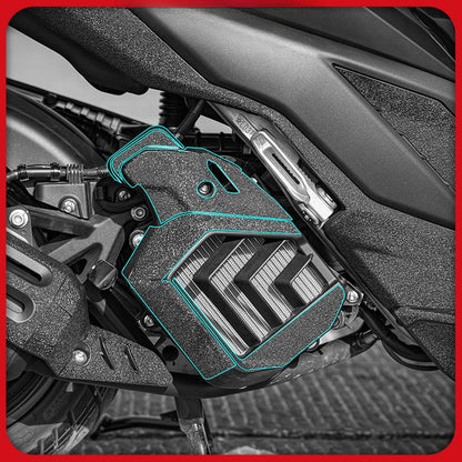 Suitable for 2026 Zontes 150X Armor Sticker Motorcycle Body Film Carbon Fiber Stickers  Zontes 150X