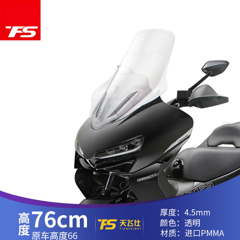 TFS ZONTES 368K Modified and Heightened Windshield 368K Windshield 368K Accessories Front Windshield