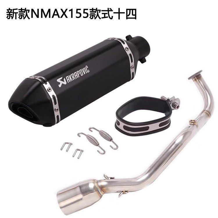 Yamaha NMAX155 V1 V2 V3 Front Header Full System Motorcycle Scooter Exhaust V1 Nmax V2 V3 Akrapovic