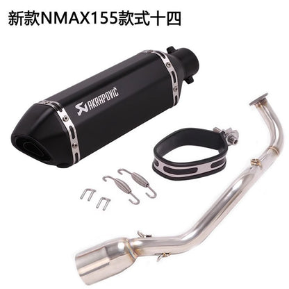 Yamaha NMAX155 V1 V2 V3 Front Header Full System Motorcycle Scooter Exhaust V1 Nmax V2 V3 Akrapovic