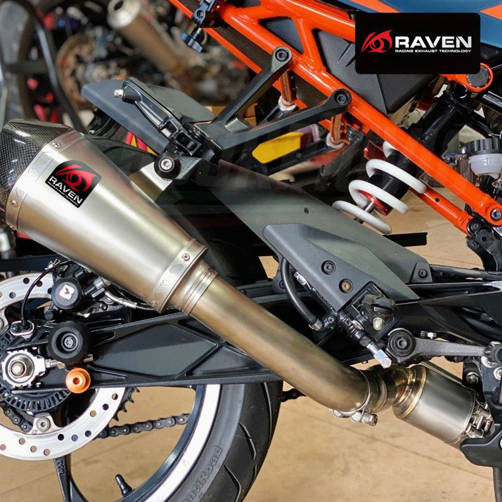 RAVEN Exhaust Mid Pipe for KTM DUKE 390 ADV Duke200 V2 Rc200 Upgrade Middle Section Slip On